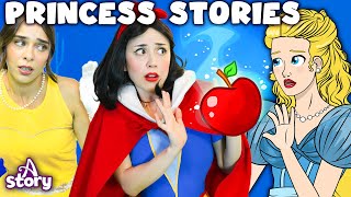 Cinderella and 5 Princess Stories  English Fairy Tales amp Kids Stories [upl. by Yokum]