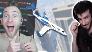 A DOUGDOUG CLASSIC Reacting to quotCan Twitch Chat FLY AN AIRPLANE across GTA 5quot by DougDoug [upl. by Fonsie281]