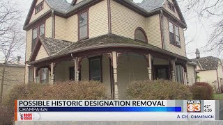 Champaign homeowners trying to remove historic landmark designation [upl. by Fraya]