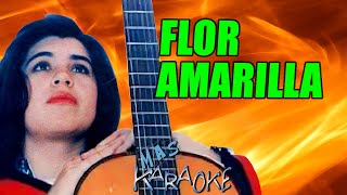 FLOR AMARILLA 🟢 Tamara Castro  KARAOKE maskaraoke folklore [upl. by Oram]