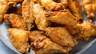 How to get the BEST Crispy Chicken Wings  Oven Baked Chicken Wings Recipe [upl. by Selemas]