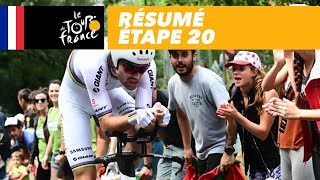 Résumé  Étape 20  Tour de France 2018 [upl. by Ikkin]