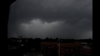 Severe thunderstorm and microburst in Montreal  August 22nd 2017 [upl. by Cralg]