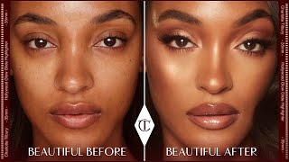 How amp Where to Apply Highlighter Beauty Glow Tricks ft Jourdan Dunn  Charlotte Tilbury [upl. by Brok761]