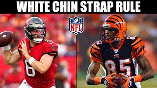 Why Does Every NFL Team Wear White Chin Straps on Their Helmets [upl. by Nigem920]