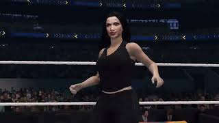 wwe2k23 Gal Gadot vs Brie Bella [upl. by Enelime49]