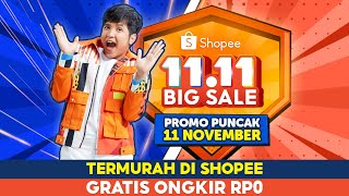 Ikuti Flash Sale 1000 iPhone amp 5 Mobil hanya di Shopee 1111 Big Sale Promo Puncak 11 Nov [upl. by Arihaj]