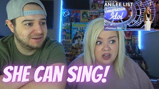 Anilee List  American Idol Audition 2021  COUPLE REACTION VIDEO [upl. by Mort]