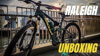 RALEIGH BIKE UNBOXING NEW BIKE [upl. by Garges932]