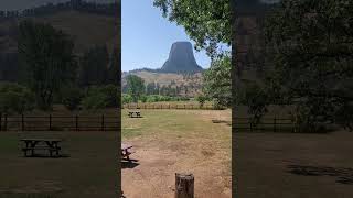 Devils Tower Moorcroft Wyoming first national Monument [upl. by Bartlett905]