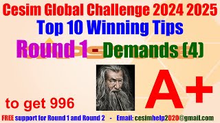 CESIM Global challenge walkthrough  Cesim ROUND 1 answers  Winning tips 4  Cesim guide cesim 2025 [upl. by Endys975]