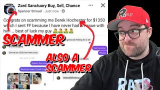 Pokemon Card Scammer Gets Scammed quotFor The Communityquot  Spencer Stroud amp Derek Hochstetler [upl. by Glassco441]