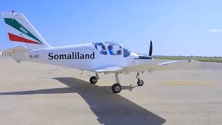 Madaxweynaha JSL Oo Duuliyey Diyaarad Somaliland Leedahay [upl. by Iroak]