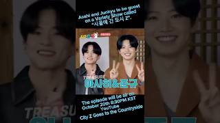 TREASUREJunkyu amp Asahi preview as guests on quotCity Z Goes to the Countrysidequot treasure teume 트레저 [upl. by Helmut206]