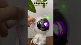 148081 Lampara Proyector Astronauta LED RGB Con Control E Iman [upl. by Slyke]