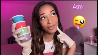 ASMR I SPIT PAINTING Your Whole body WITH EDIBLE PAINT  Mouth Sounds [upl. by Nniroc917]