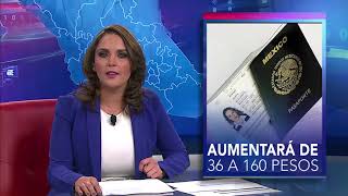 Aumentará costo del pasaporte para 2018 [upl. by Wiseman675]