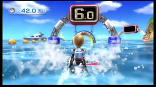 Wii Sports Resort Power Cruising Slalom Course Lighthouse [upl. by Ancell300]