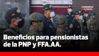 El Pleno aprobó dictamen que busca el ordenamiento del régimen de pensiones policial y militar [upl. by Amara804]