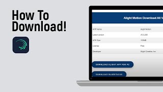 How To Download Alight Motion On PC easy [upl. by Kery726]
