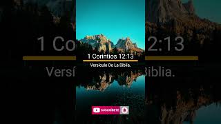 1 Corintios 1213 Versículo De La Biblia frases frasesbiblicas reflexiones [upl. by Alvis351]