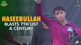 Haseebullah blasts 7th List A 💯  Karachi Whites vs Multan  2nd SemiFinal  Pakistan Cup 202324 [upl. by Moberg]