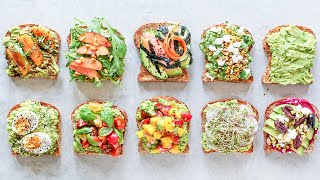 How to Make Avocado Toast 10 WAYS [upl. by Pelmas334]