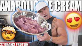 ANABOLIC ICE CREAM  The HIGHEST VOLUME Shredding Dessert [upl. by Ardy]