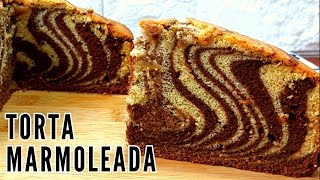 🛑TORTA MARMOLEADA  Muy Fácil y Esponjosa [upl. by La975]