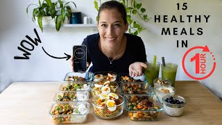 15 Healthy Meals In 1 Hour [upl. by Coletta768]