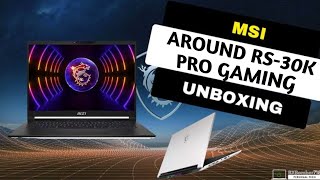 Best Gaming Laptop Under 30k  MSI 15 Ryzen 5 7530U Laptop Unboxing amp Review [upl. by Annaitsirk]