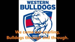 Western Bulldogs theme song Lyrics AFL SingALong [upl. by Grant]