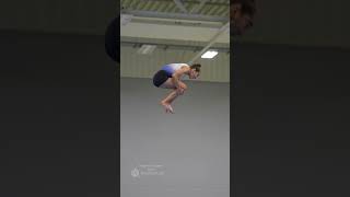 MAKING OF tripple Saltos in slowmo acrobatic circus sportakrobatik gymnastics [upl. by Teddie]