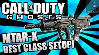 Call of Duty Ghosts MTARX Best Class Setup  Best Attachments and Perks [upl. by Rossi]