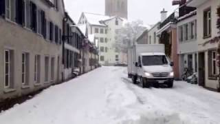 Wetterkapriolen ende April viel Schnee St Gallen 28042017 [upl. by Asiled]