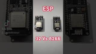 Diferencias entre Esp32 y Esp8266 [upl. by Ayotol]