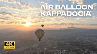 4K Hot Air Balloon Ride Cappadocia Turkiye 🇹🇷🐧 Live Camera Tour [upl. by Mccall467]