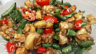 CARA MASAK KACANG PANJANG DAN TEMPE YANG ENAK DAN PRAKTIS  TUMIS KACANG PANJANG  TUMIS TEMPE [upl. by Adnalor]