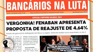 URGENTE PROPOSTA FINAL DOS BANQUEIROS NÃO ATENDE NECESSIDADES DOS TRABALHADORES campanhasalarial [upl. by Loar]