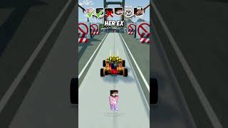 Help Herobrine Get Crush Attention In A Car Jump Challenge 🚗 😎 shorts beamngdrive [upl. by Truc]