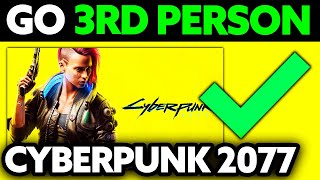 How To GO 3rd Person in Cyberpunk 2077 PS5 2024 [upl. by Ived]