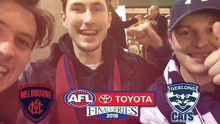 MELBOURNE v GEELONG ELIMINATION FINAL 2018 AFL VLOG [upl. by Ellemac]