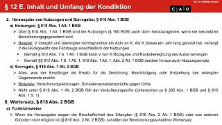 Schuldrecht BT – Folge 29 § 818 Abs 3 BGB Saldotheorie Vorrang der Leistungskondiktion [upl. by Elleimac]