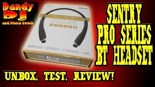 Sentry Pro Series Bluetooth Headset  Unbox Test and Review [upl. by Chitkara714]