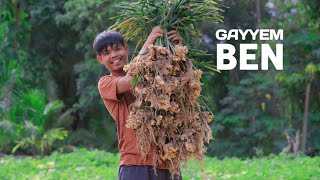 Harvesting ginger in the mountain  Cook arrozcaldo to celebrate my brother’s birthday  Gayyem Ben [upl. by Izak]