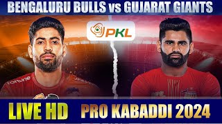 PKL Live Match Today Bengaluru Bulls vs Gujarat Giants [upl. by Alvord]