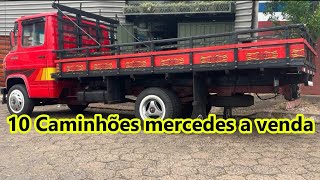 10 CAMINHÕES MERCEDES PARA VENDER RESUMO DA SEMANA FEVEREIRO 2024 [upl. by Raffaj]