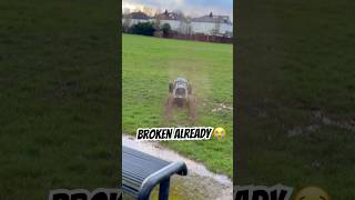 5yr old got a Traxxas X Maxx  broke it on day one [upl. by Nnewg20]