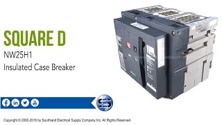 Schneider Electric Square D NW25H1 2500 Amp 690 Volt IEC Insulated Case Circuit Breaker [upl. by Rex]