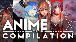 Ultimate Anime Openings  Endings Compilation FULL SONGS 8 Hour mix 22 Years of Anime [upl. by Eittap]